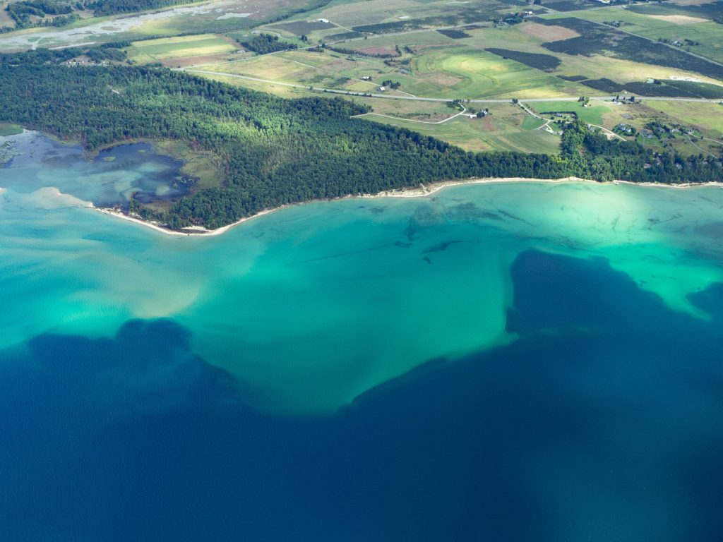 LaLa Insight Aerial Photo of Lake Michigan