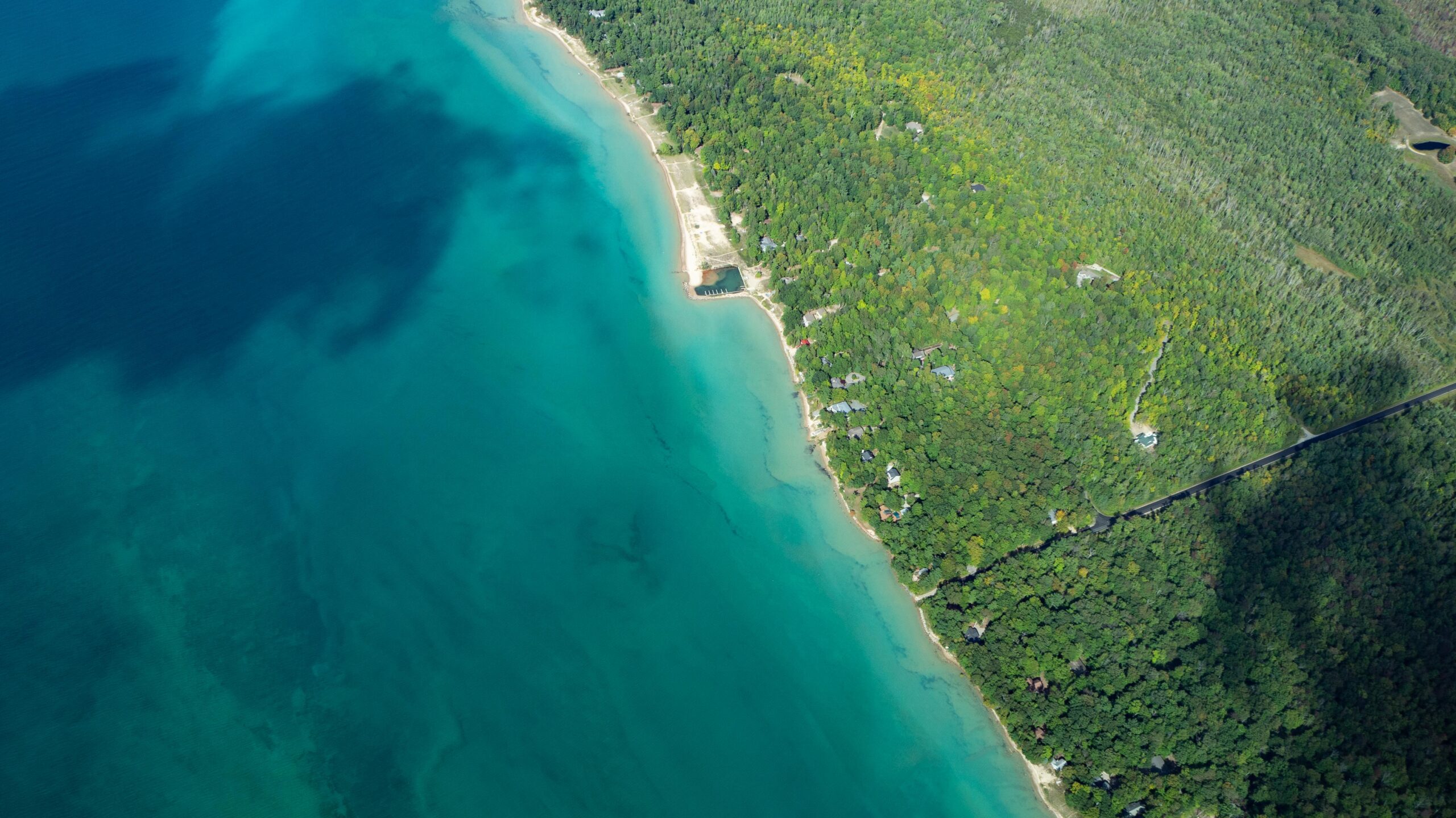 Aerial Photo of Lake Michigan